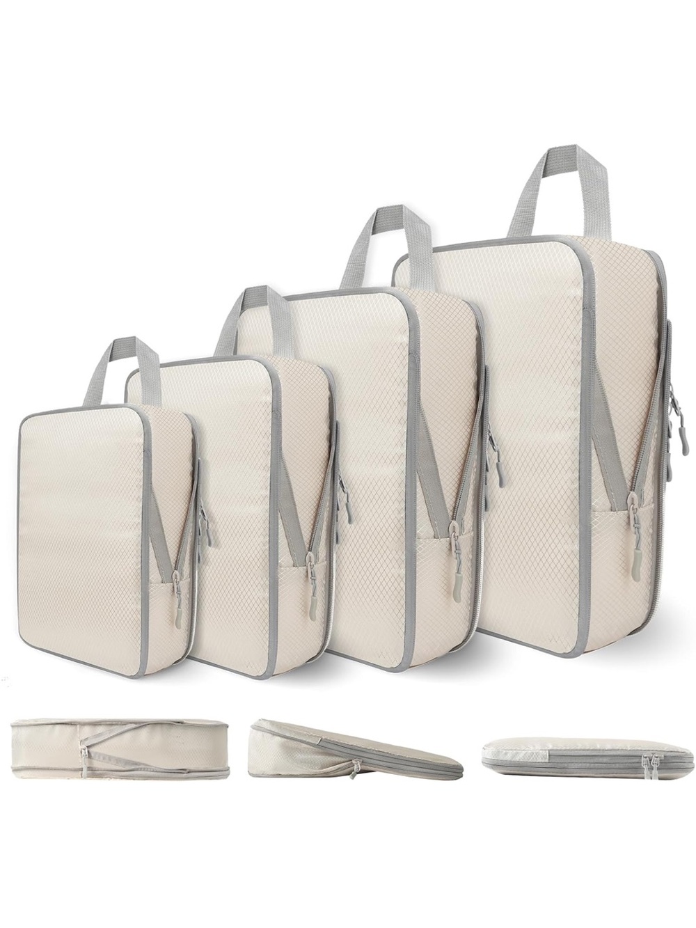 Travel Packing Compression Cubes Set -8 Pc